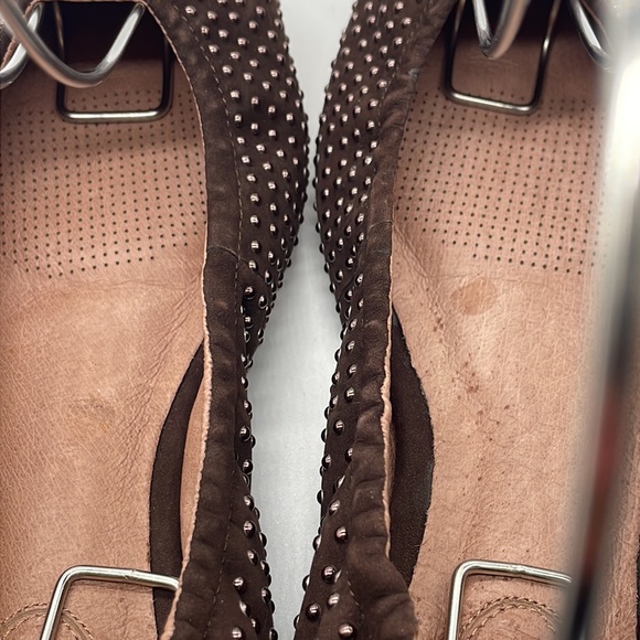 Corso Como Ballet Flats Brown with Rose gold dots Sz 9 - Picture 9 of 9